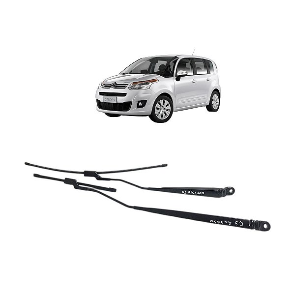 Par Haste Limpador Parabrisa Citroen C3 Picasso 2011 A 2015