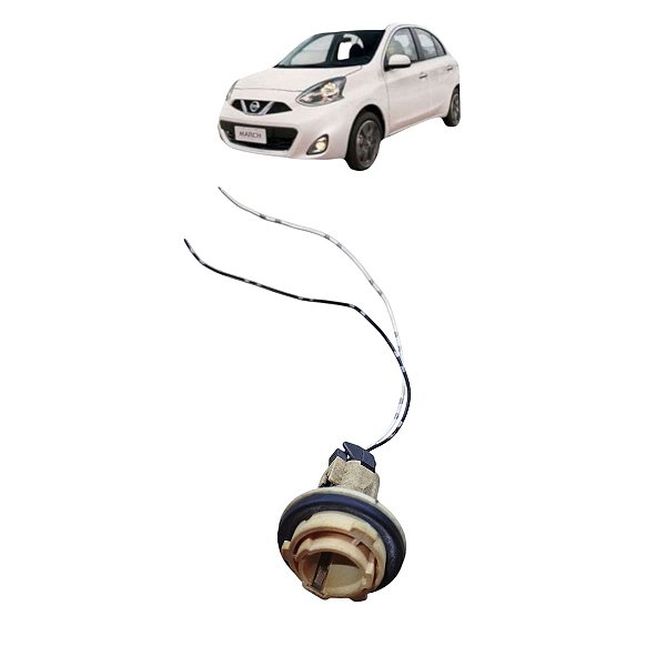 Soquete Luz Pisca Seta Farol Nissan March 2010 2011 A 2015 Branco