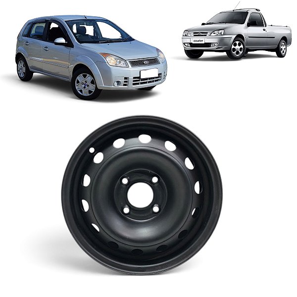 Aro Ferro Roda 14 4x108 Ford Ka Fiesta Courier 2000 A 2010