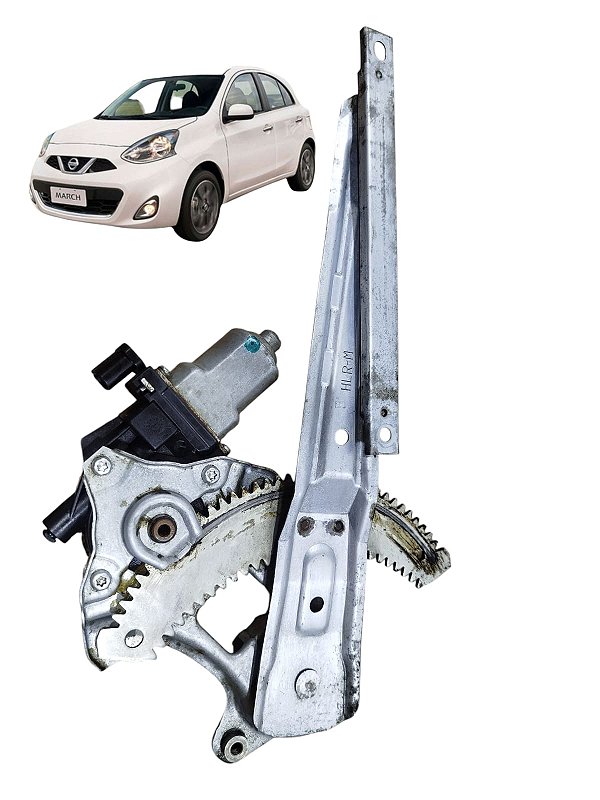 Máquina Vidro Traseira Direita Nissan March 2011 2012 A 2015