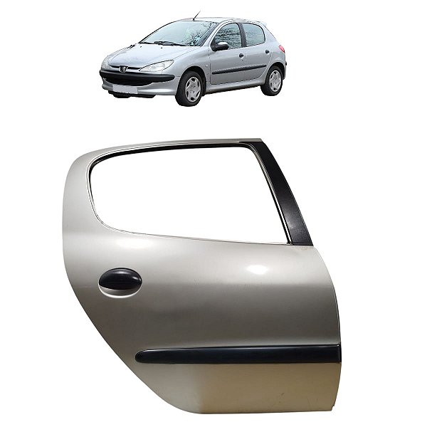 Porta Traseira Direita Peugeot 206 207 2000 2001 2002 A 2014