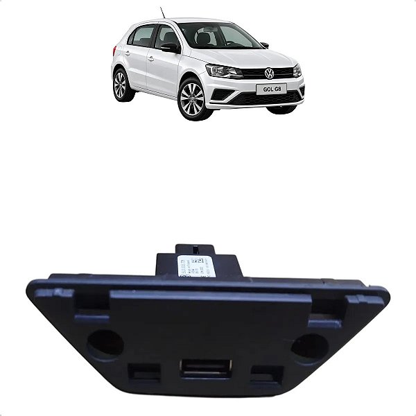 Tomada Entrada Usb Painel Vw Gol Voyage G7 2017 A 2023