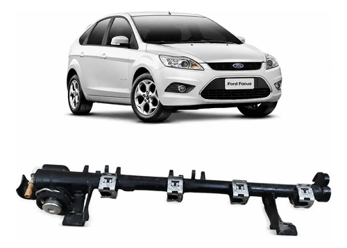 Flauta Injetora Combustivel Ford Focus 2010 A 2013 1.6