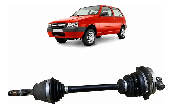 Semi Eixo Dianteiro Esquerdo Fiat Uno Mille 2004 A 2013