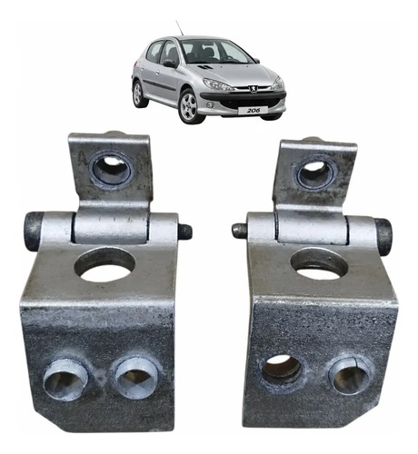 Dobradiça Porta Dianteira Direita Peugeot 206 1999 A 2010