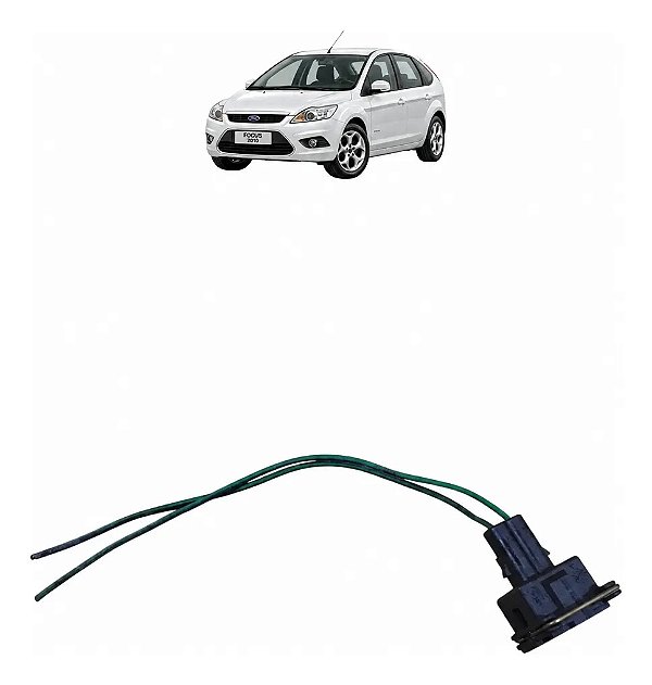 Plug Conector Bico Injetor Ford Focus Ecosport 2008 A 2013