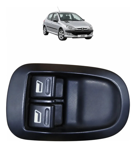 Botao Interruptor Duplo Vidro Eletrico Peugeot 2001 A 2010