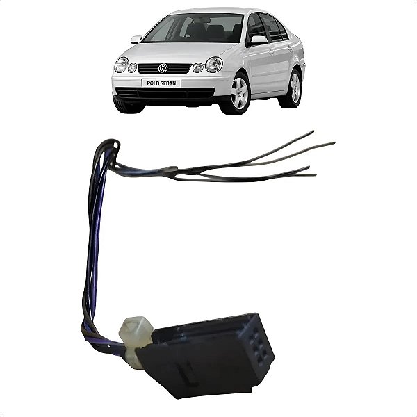 Chicote Botao Trava Vidro Eletrico Polo Fox 2003 A 2014