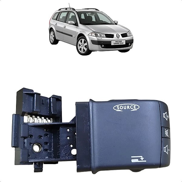 Comando Som Volante Renault Megane Grand Tour 2006 A 2013