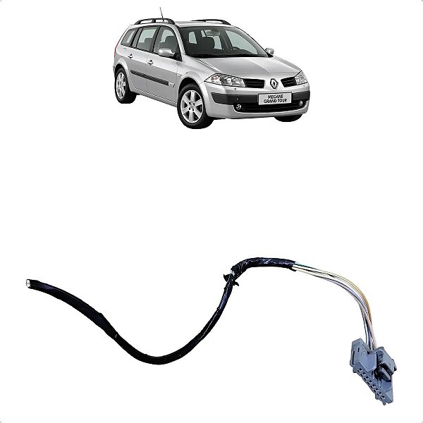 Chicote Comando Som Volante Renault Megane Grand 2006 A 2013