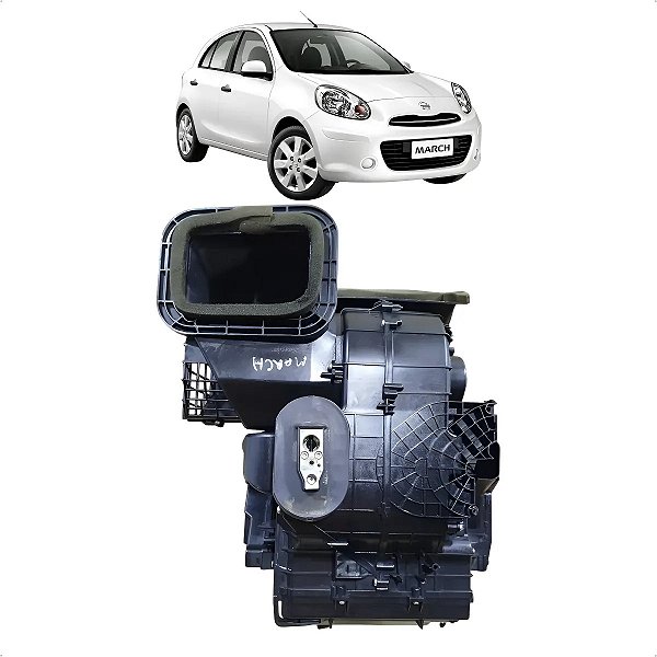 Caixa Evaporadora Ar Condicionado Nissan March 2011 A 2019