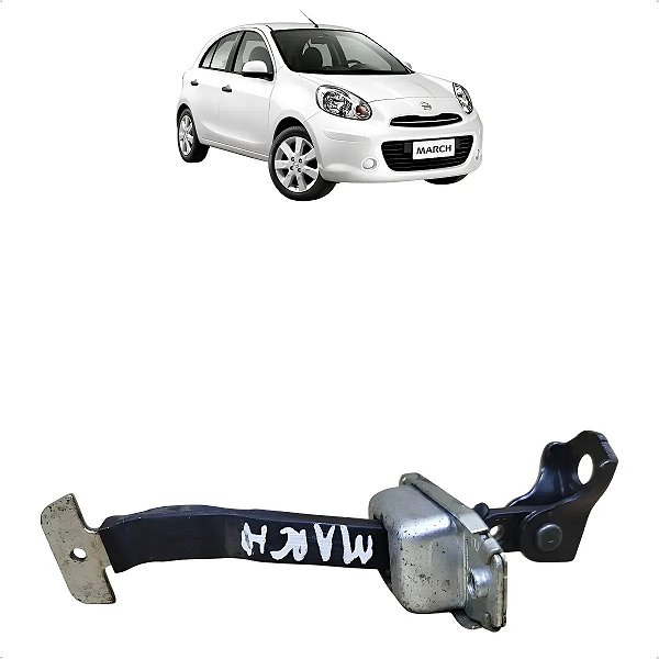 Limitador Porta Traseira Nissan March Versa 2011 A 2019