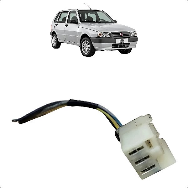 Chicote Tomada 12v Acendedor Cigarros Fiat Uno 2004 A 2013