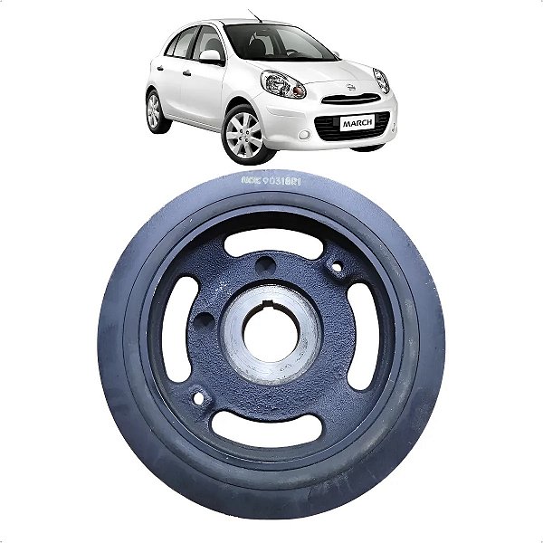 Polia Virabrequim Nissan March Versa 2011 A 2018 1.0 1.6