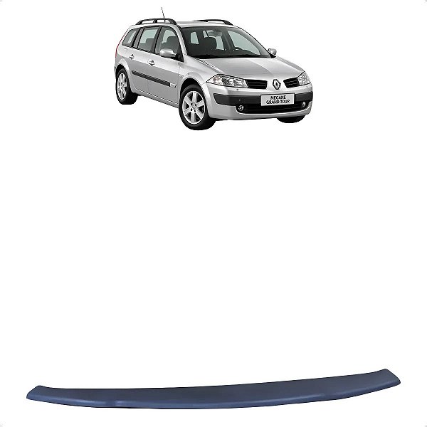 Moldura Traseira Teto Renault Megane Grand Tour 2006 A 2013 Cinza