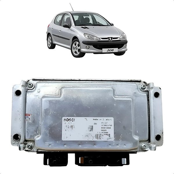 Modulo Injecao Eletronica Ecu Peugeot 206 1.4 8v 2004 A 2009