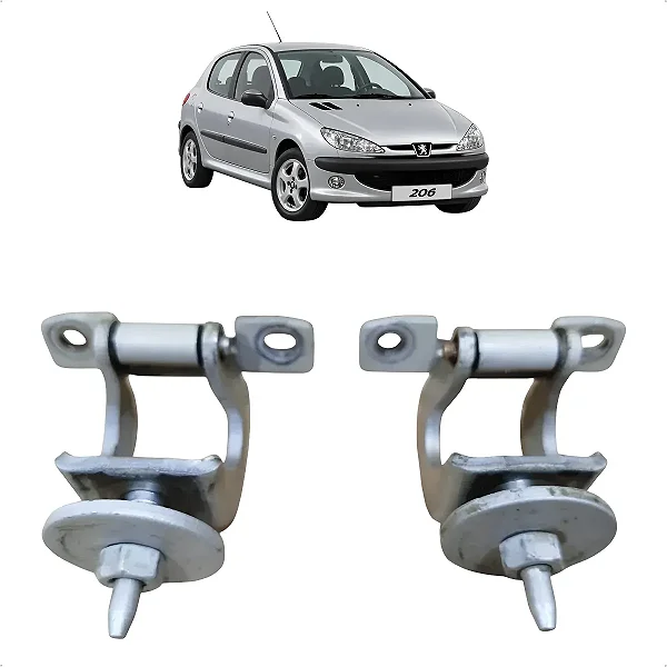 Par Dobradiça Tampa Traseira Porta Peugeot 206 1999 A 2010