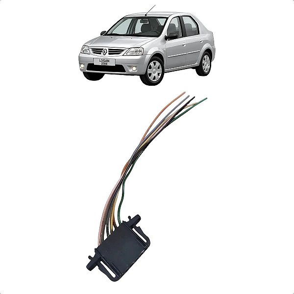 Chicote Plug Conector Pedal Acelerador Renault Logan Sandero