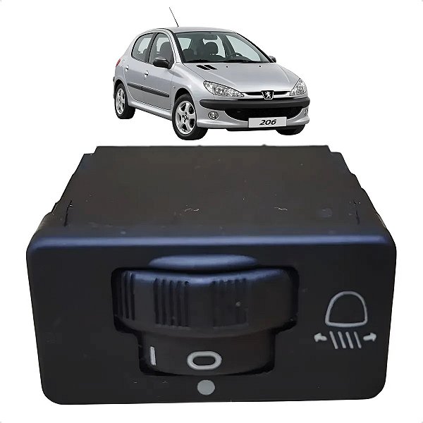 Botao Regulagem Altura Farol Peugeot 206 207 1999 A 2014