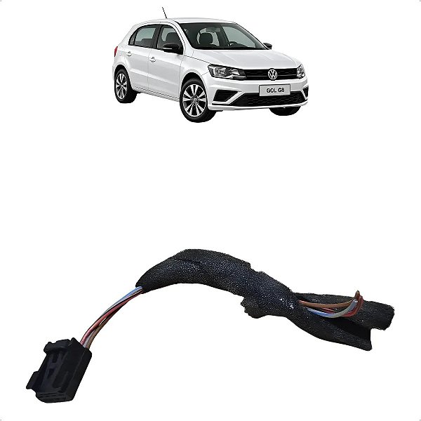 Chicote Botao Vidro Eletrico Dianteiro Vw Gol G7 2016 A 2022