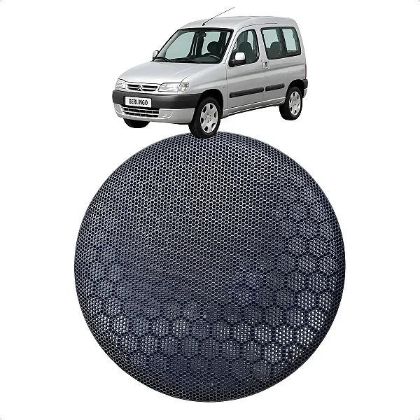Grade Alto Falante Porta Dianteira Berlingo 1998 A 2007 Cinza