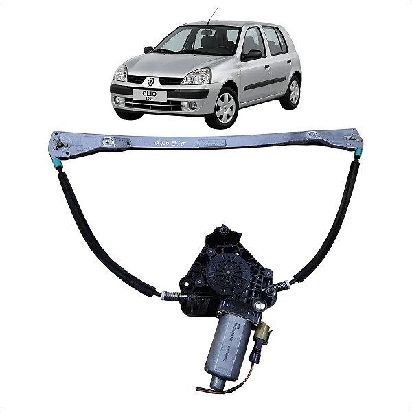 Maquina Vidro Eletrico Dianteira Esquerda Renault Clio 2p