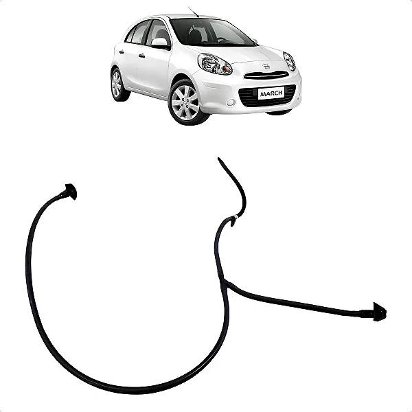 Guia Para-choque Dianteiro Esquerdo Nissan March 2011 A 2014