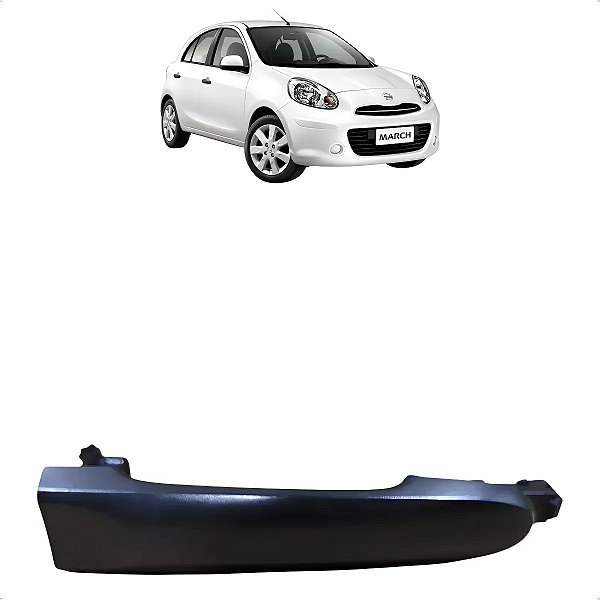 Maçaneta Externa Porta Dianteira Esquerda Nissan March Versa Dianteira