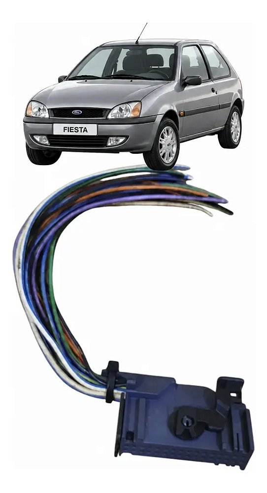 Chicote Painel De Instrumentos Ford Fiesta 1999 A 2001