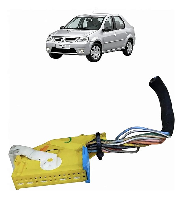 Chicote Conector Modulo Airbag Logan Sandero 2008 A 2013