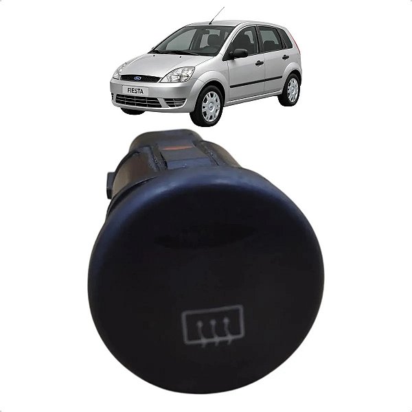 Botao Desembacador Vidro Traseiro Ford Fiesta 2003 A 2014