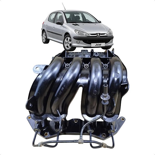 Coletor Admissao Peugeot 206 207 Citroen 2004 A 2015 1.4 8v