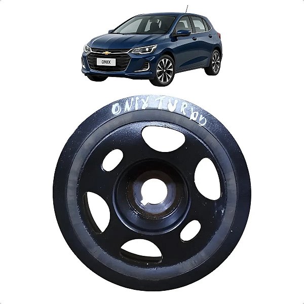 Polia Virabrequim Chevrolet Onix Plus 2020 A 2024 1.0