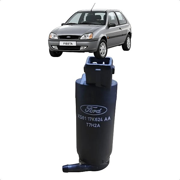 Bomba Esguicho Limpador Para-brisa Ford Fiesta 1996 A 2007