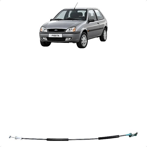 Cabo Maçaneta Traseira Esquerda Ford Fiesta 1996 A 2006