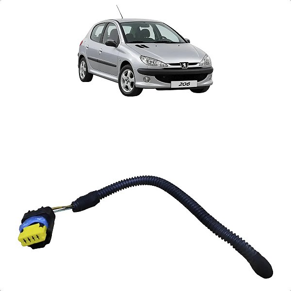 Chicote Plug Conector Pedal Acelerador Peugeot 206 207 1.4