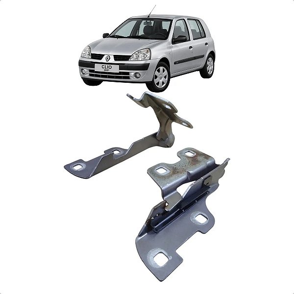Par Dobradiças Capô Renault Clio Symbol 2000 A 2016