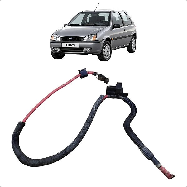 Cabo Bateria Positivo Motor Arranque Ford Fiesta 1996 A 2002