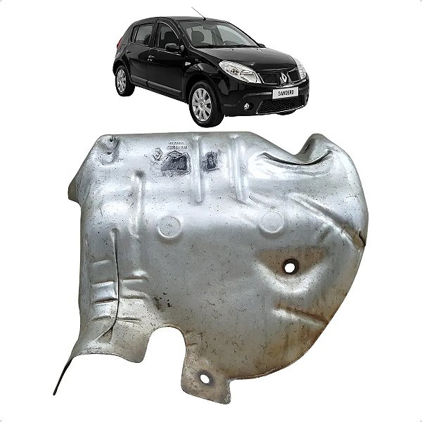 Defletor Calor Coletor Escape Renault Sandero Logan 1.6 8v
