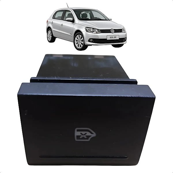 Botao Trava Vidro Traseiro Vw Gol Fox Voyage G6 2013 A 2016