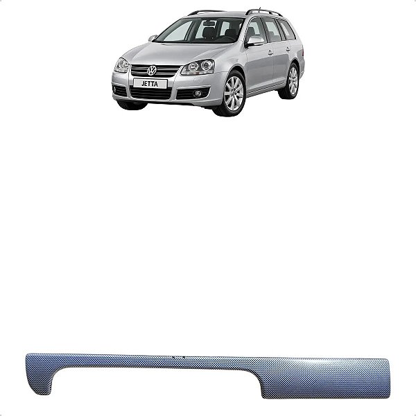 Friso Acabamento Painel Volkswagen Jetta Golf 2005 A 2013 Cinza