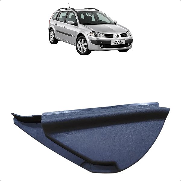 Acabamento Lateral Painel Esquerdo Renault Megane Grand Tour Cinza