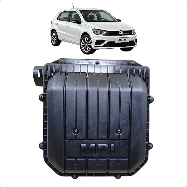 Caixa Filtro Ar Motor Vw Gol Voyage Fox Up 1.0 12v 3cc Mpi
