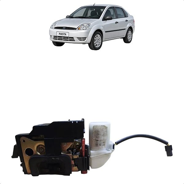Fechadura Eletrica Traseira Esquerda Ford Fiesta 2003 A 2014