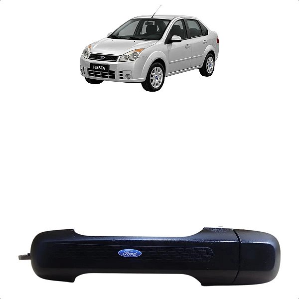 Maçaneta Externa Traseira Esquerda Ford Fiesta 2003 A 2014