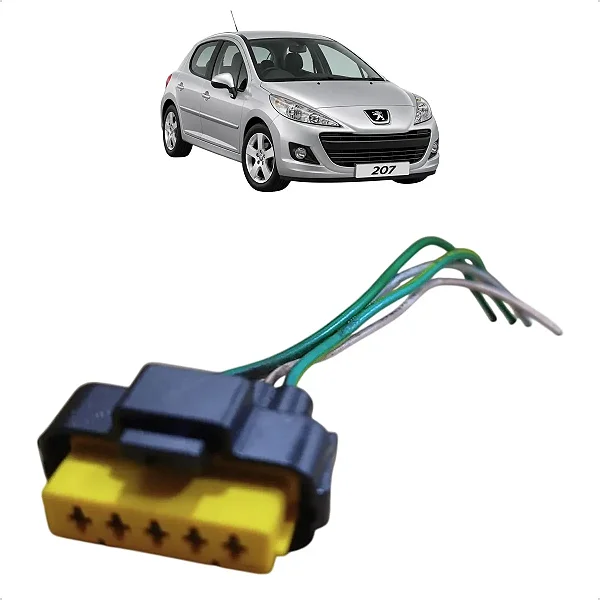 Chicote Motor Limpador Parabrisa Dianteiro Peugeot 207 206