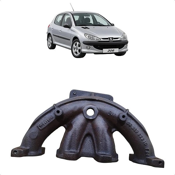Coletor Escapamento Peugeot 206 207 Citroen 2004 A 2015 1.4