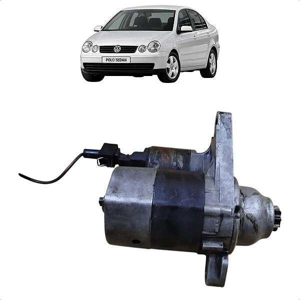 Motor Arranque Partida Vw Polo Fox Gol Golf 2002 A 2014 1.6