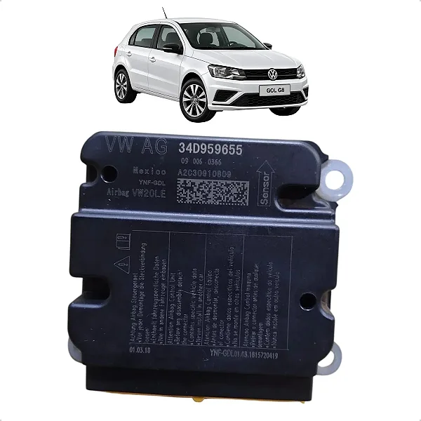 Modulo Airbag Central Vw Gol Voyage Saveiro G7 2017 A 2022