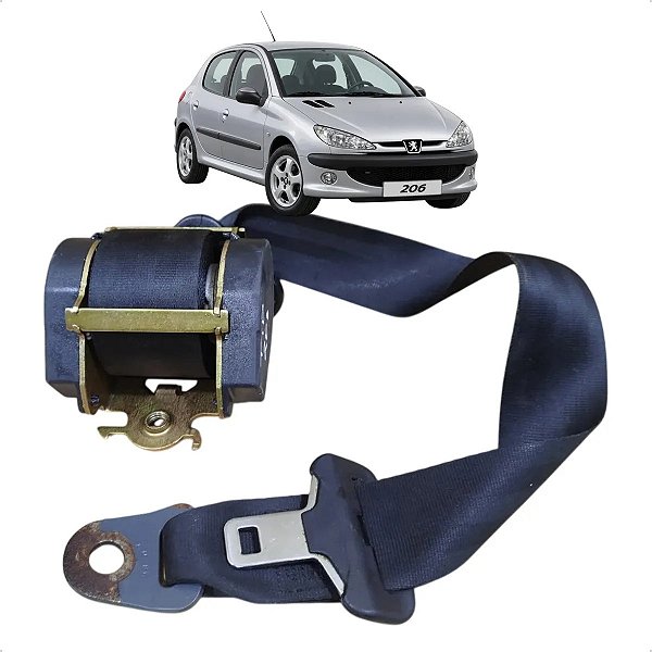 Cinto Seguranca Traseiro Direito Peugeot 206 207 1999 A 2014